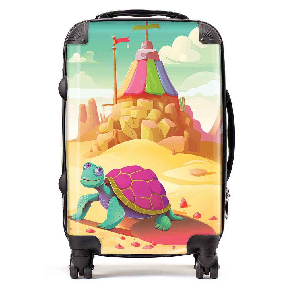 Turtle On A Beach Holiday Suitcase