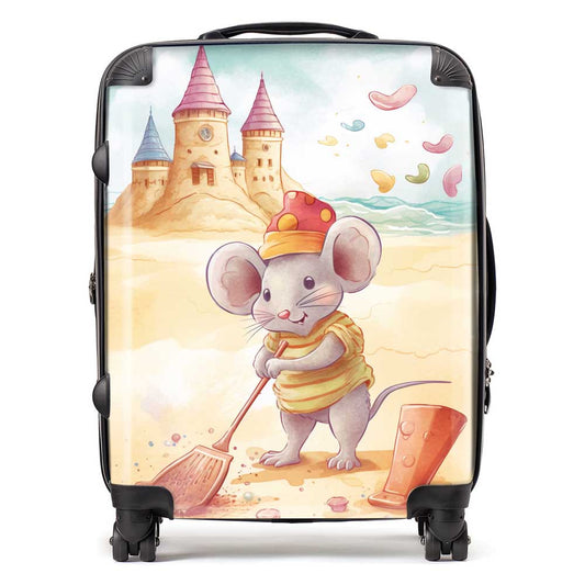 Mouse On A Beach Holiday Suitcase