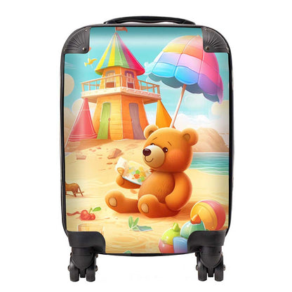 Bear On A Beach Holiday Suitcase