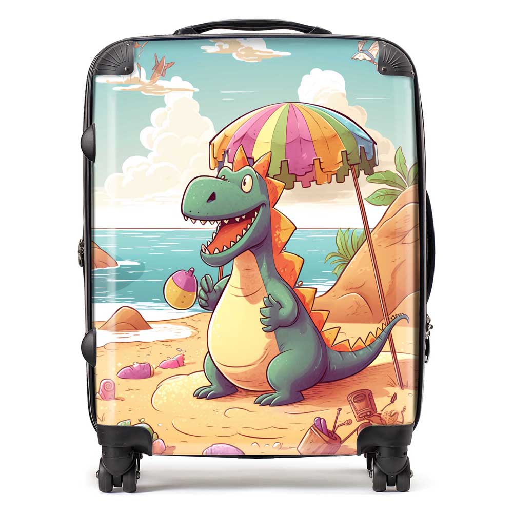 Dragon On A Beach Holiday Suitcase