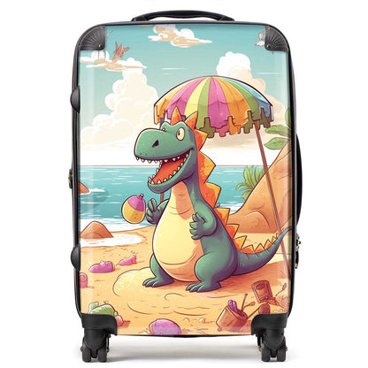 Dragon On A Beach Holiday Suitcase