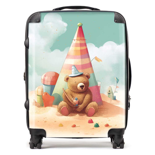 A Bear On A Beach Holiday Suitcase