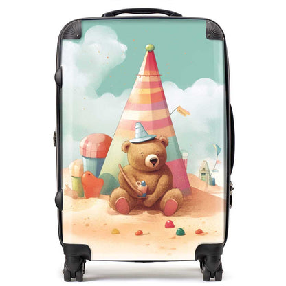 A Bear On A Beach Holiday Suitcase