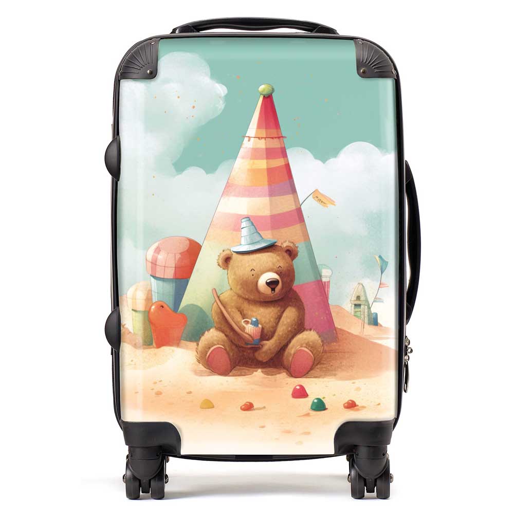 A Bear On A Beach Holiday Suitcase