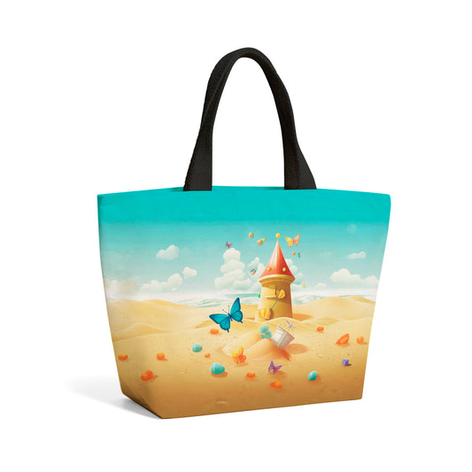 Butterflies On A Beach Holiday Beach Shopper Tote Bag