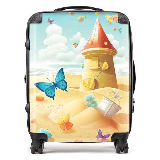 Butterflies On A Beach Holiday Suitcase