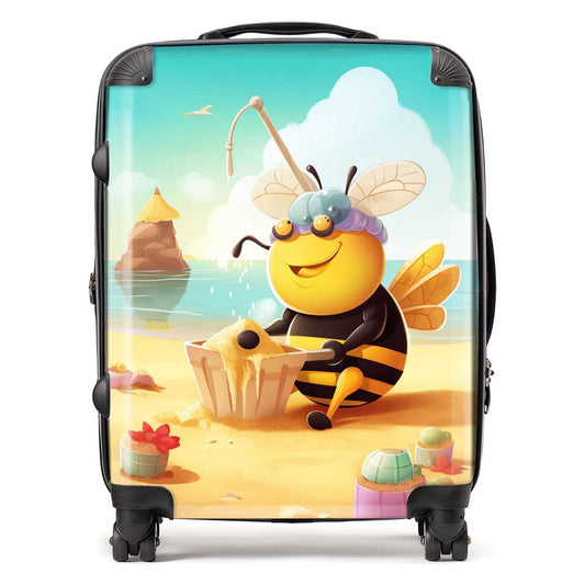 Bumblebee On A Beach Holiday Suitcase