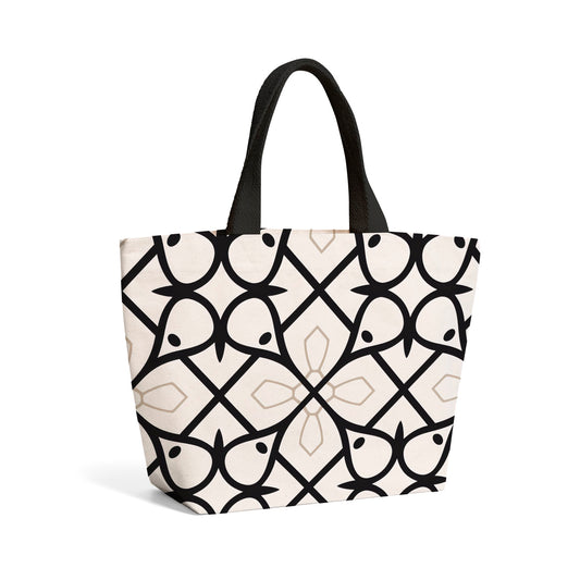 Arabic Style Pattern Beach Shopper Tote Bag