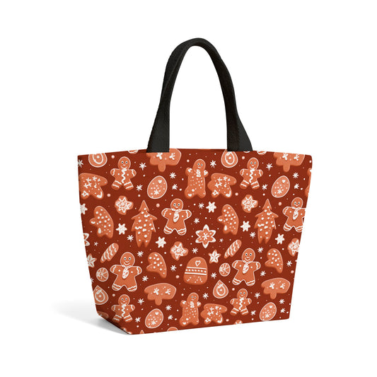 Gingerbread Cookies Beach Shopper Tote Bag