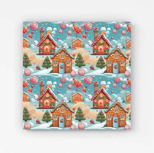 Christmas Gingerbread House HD Metal Print