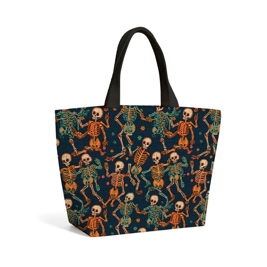 Dancing Skeletons Beach Shopper Tote Bag