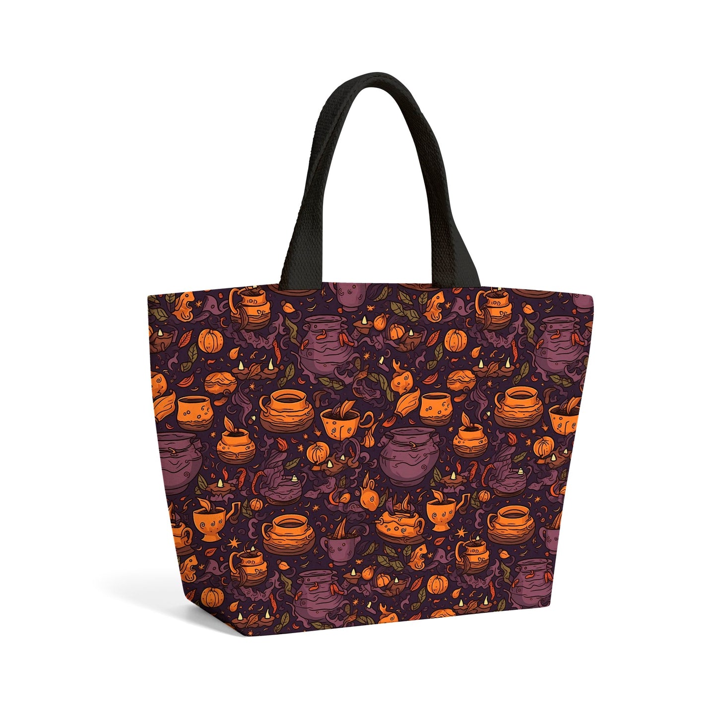 Wicked Witches Bubbling Cauldrons Beach Shopper Tote Bag