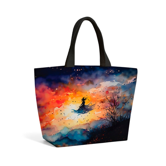 A Graceful Witch Beach Shopper Tote Bag