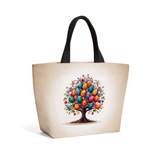 A Magical Easter Egg Tree Beach Shopper Tote Bag