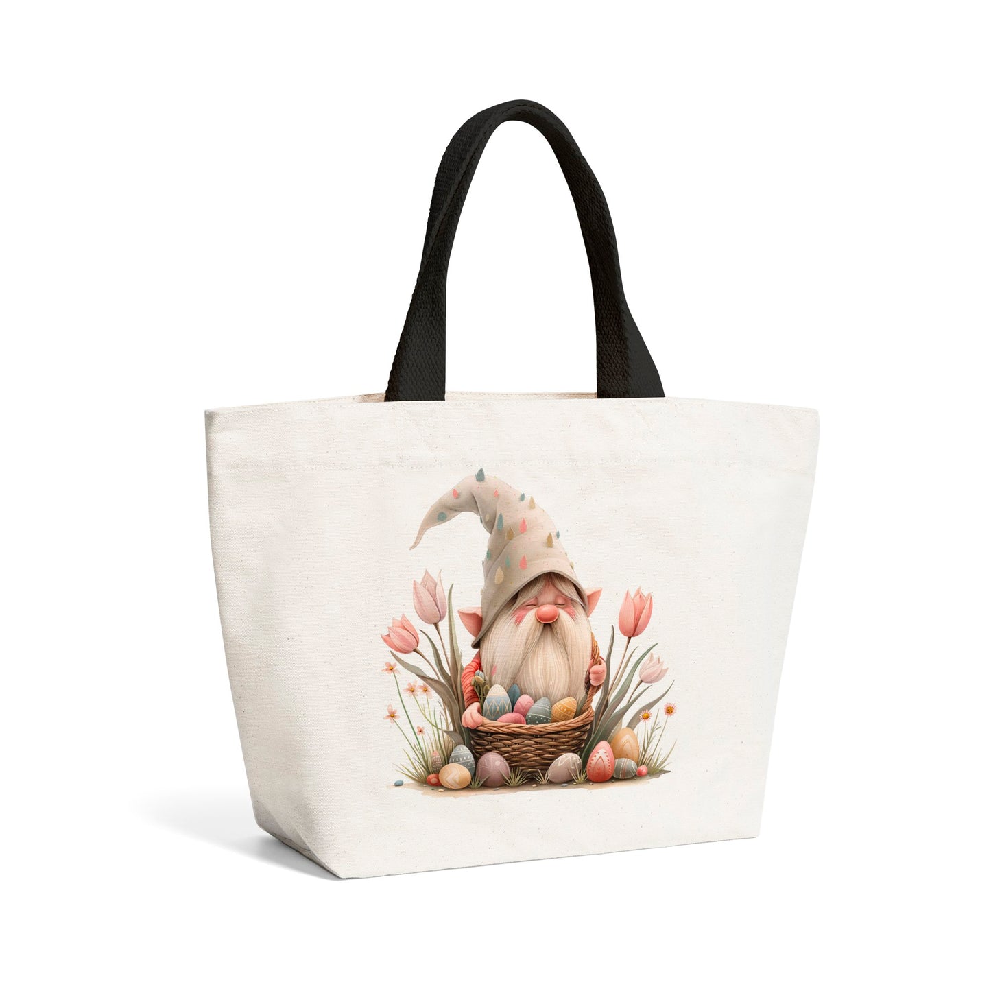 Easter Gnome Basket Beach Shopper Tote Bag