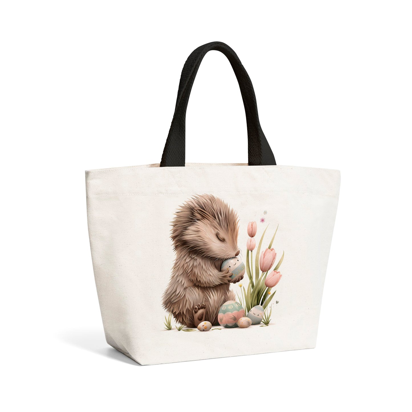 Easter Egg Porcupine Beach Shopper Tote Bag