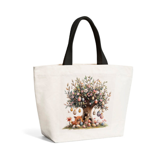 Easter Egg Tree Beach Shopper Tote Bag