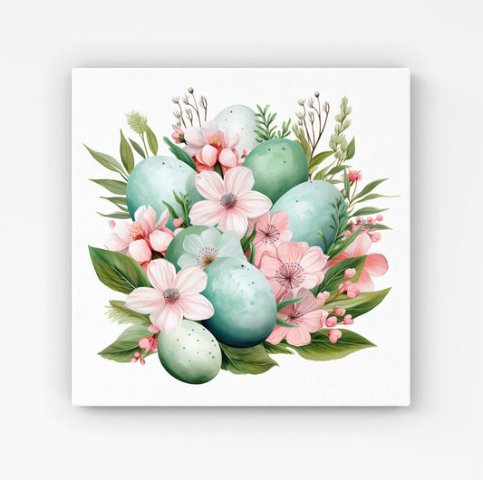 Cute Easter Egg Arrangement HD Metal Print
