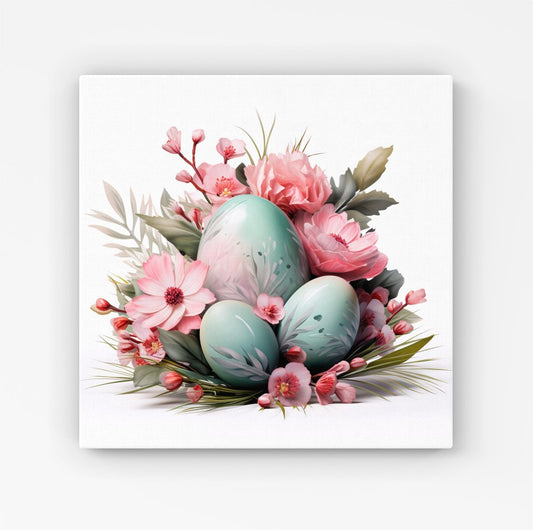 Easter Egg Arrangement HD Metal Print