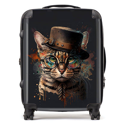 Bengal Cat Splashart Suitcase