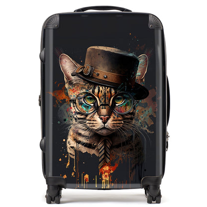 Bengal Cat Splashart Suitcase