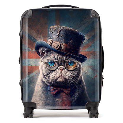 British Shorthair Cat Splashart Suitcase