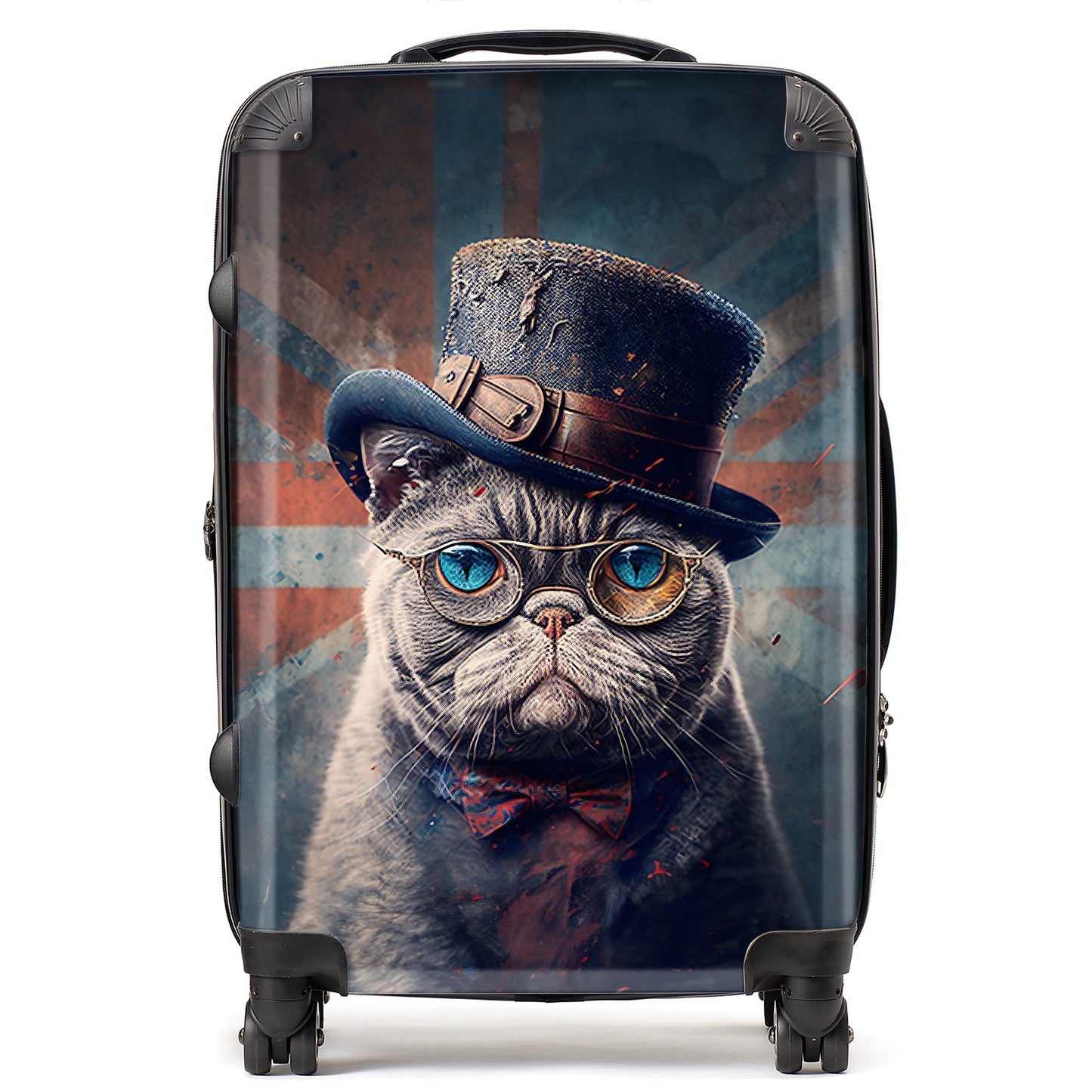 British Shorthair Cat Splashart Suitcase