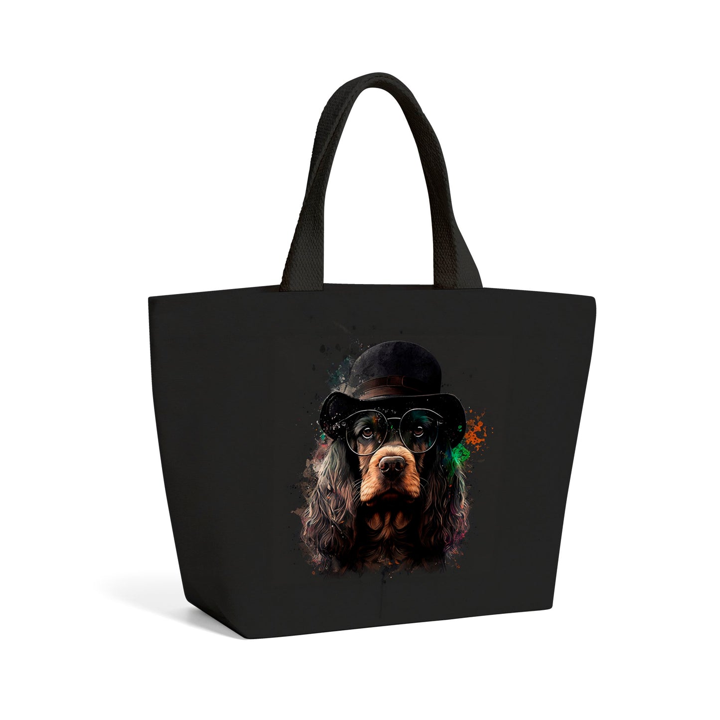 English Cocker Spaniel Splashart Beach Shopper Tote Bag