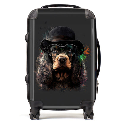 English Cocker Spaniel Splashart Suitcase