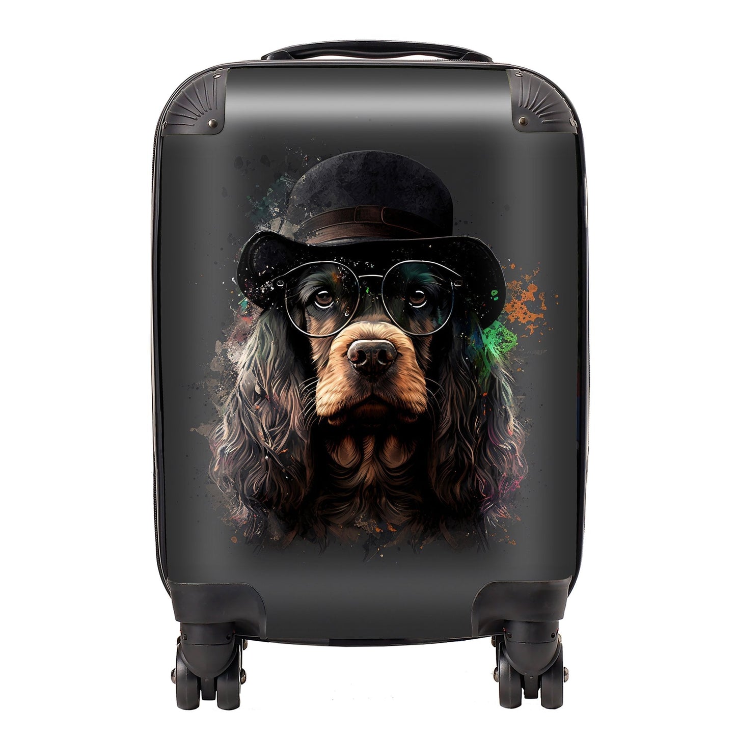 English Cocker Spaniel Splashart Suitcase