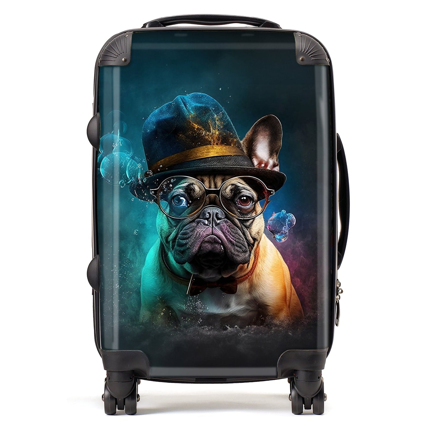 French Bulldog Splashart Suitcase