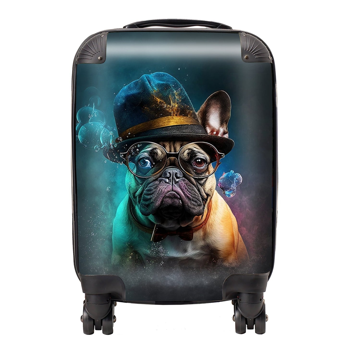 French Bulldog Splashart Suitcase