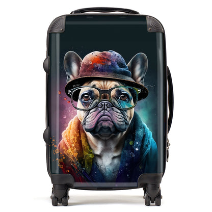 French Bulldog Dog Splashart Suitcase