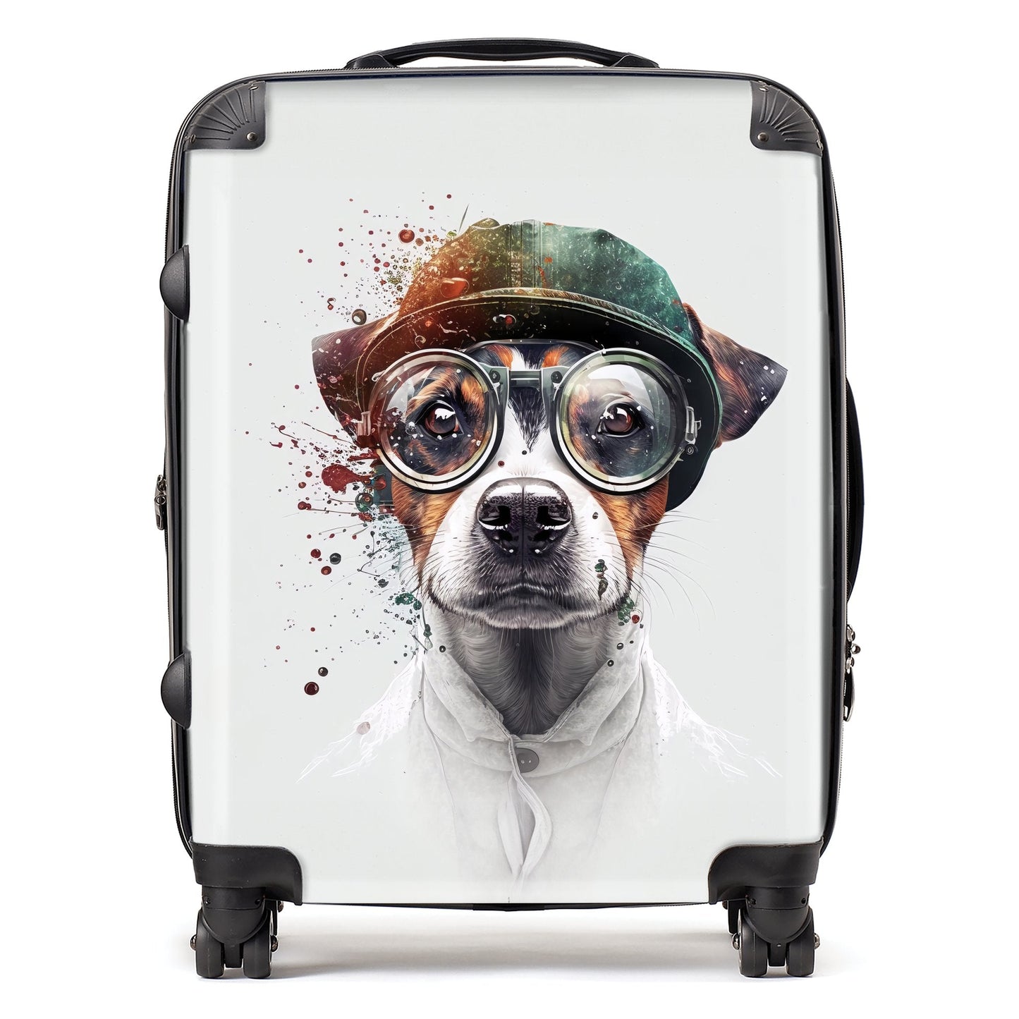 Jack Russell Terrier Dog Splashart Suitcase