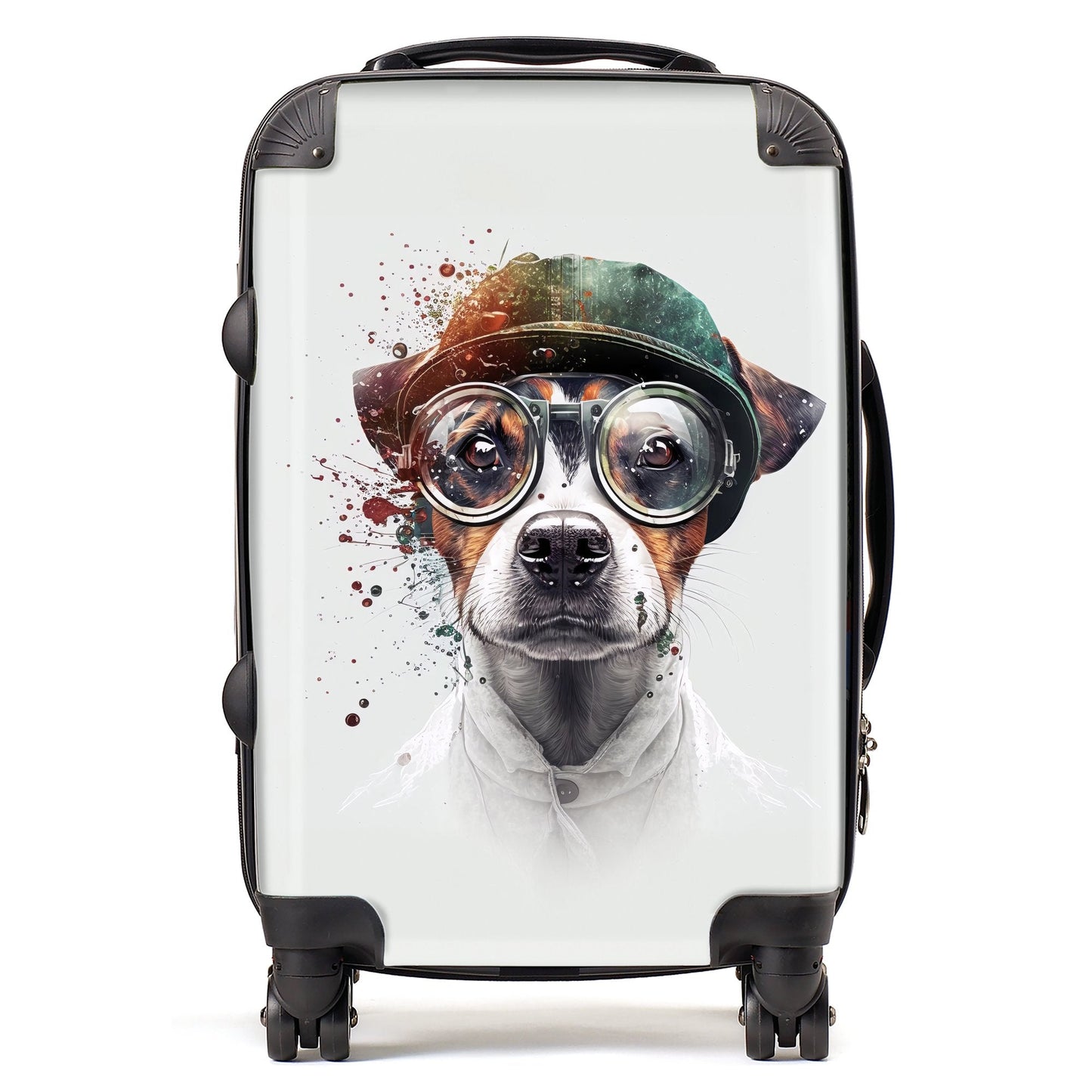 Jack Russell Terrier Dog Splashart Suitcase