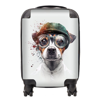 Jack Russell Terrier Dog Splashart Suitcase