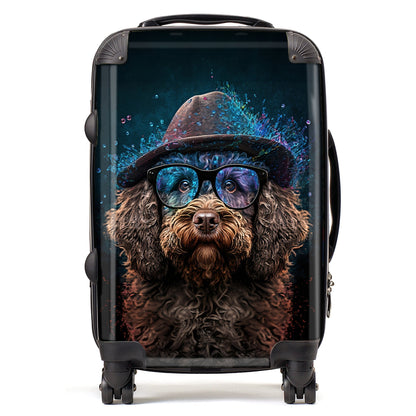 Labradoodle Dog Splashart Suitcase