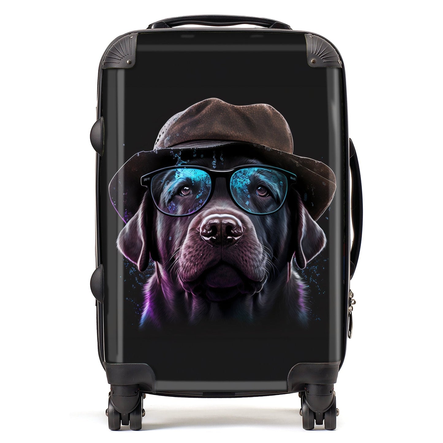 Labrador Retriever Dog Splashart Suitcase