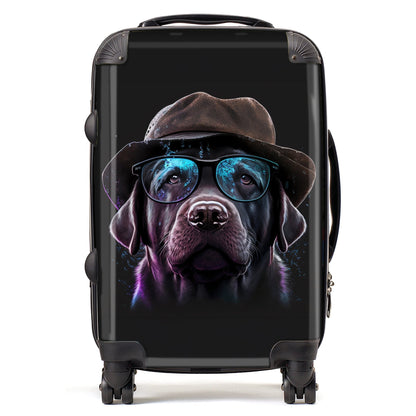 Labrador Retriever Dog Splashart Suitcase