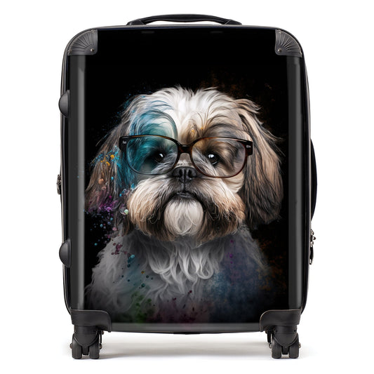 Lhasa Apso Splashart Suitcase