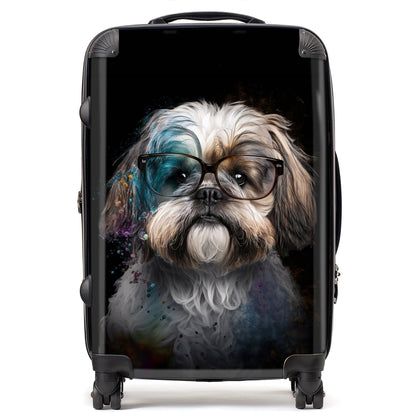 Lhasa Apso Splashart Suitcase