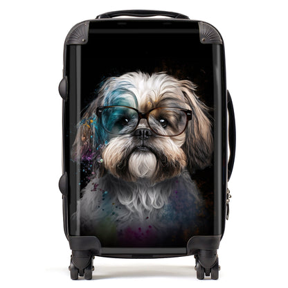 Lhasa Apso Splashart Suitcase