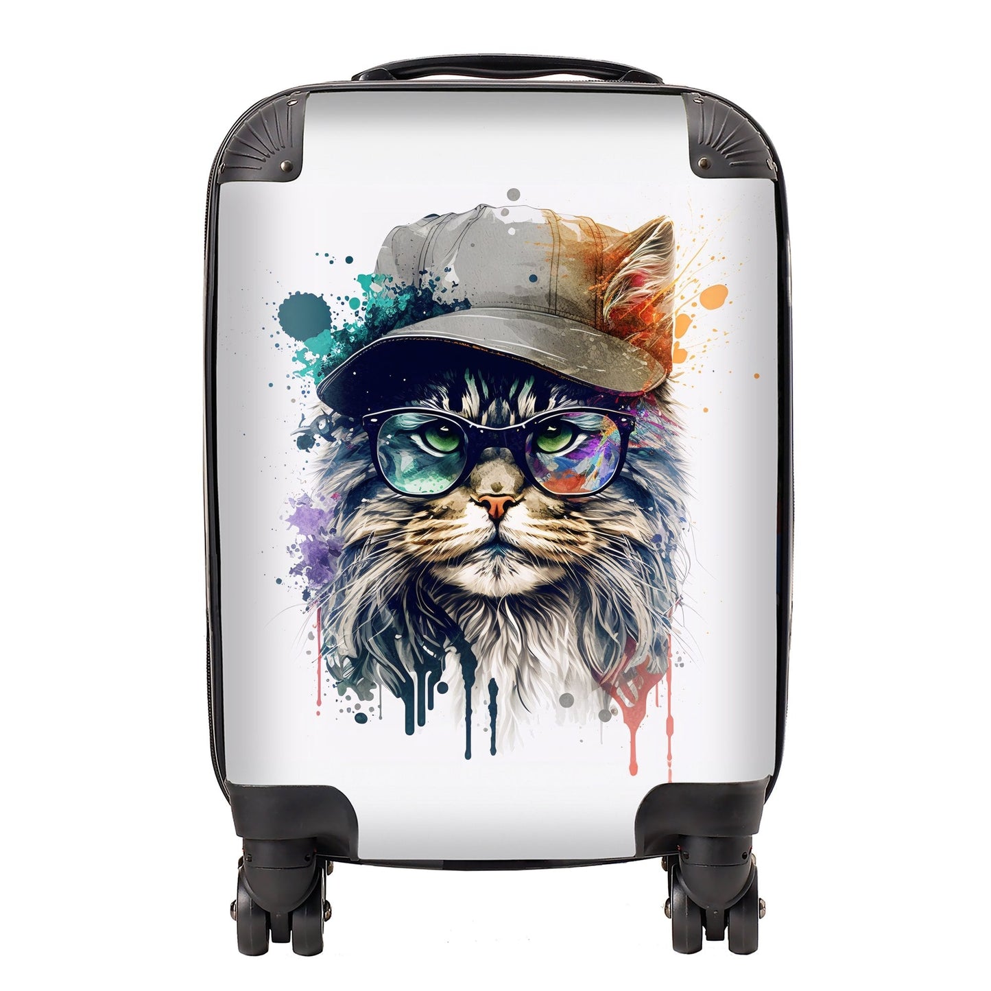 Maine Coon Cat Splashart Suitcase