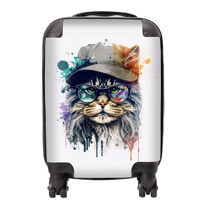 Maine Coon Cat Splashart Suitcase