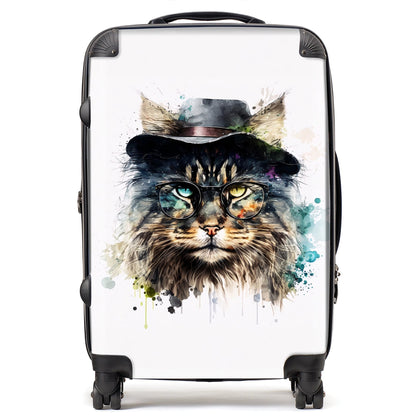 Norwegian Forest Cat Splashart Suitcase