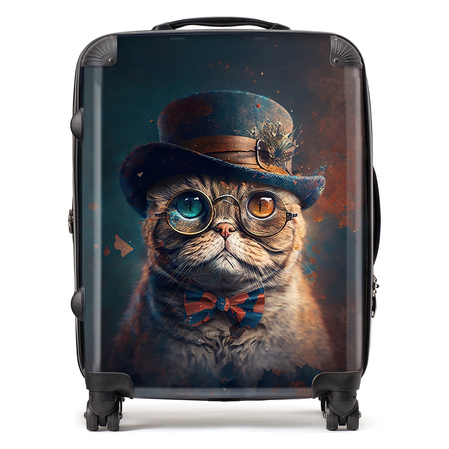 Scottish Fold Cat Splashart Suitcase