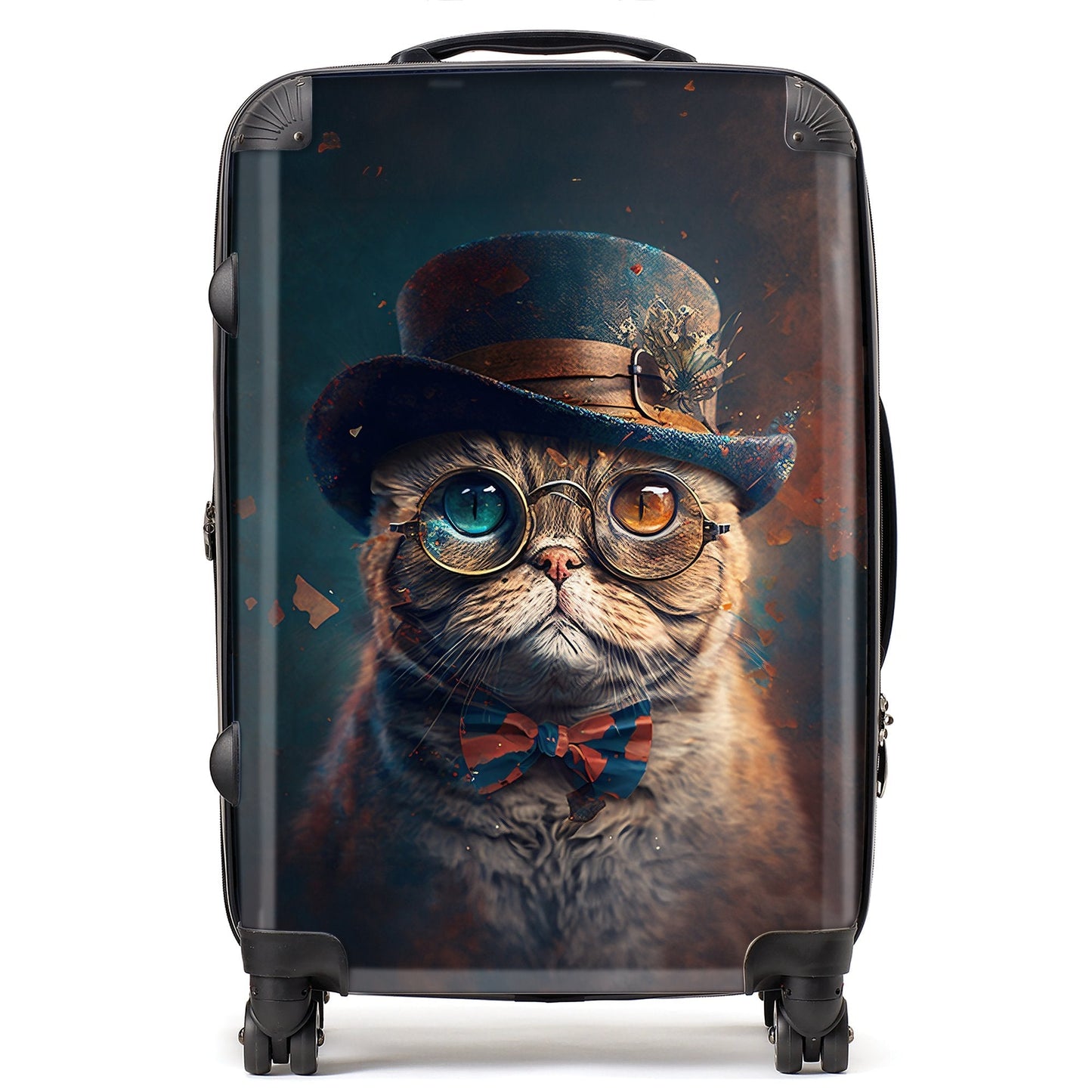 Scottish Fold Cat Splashart Suitcase