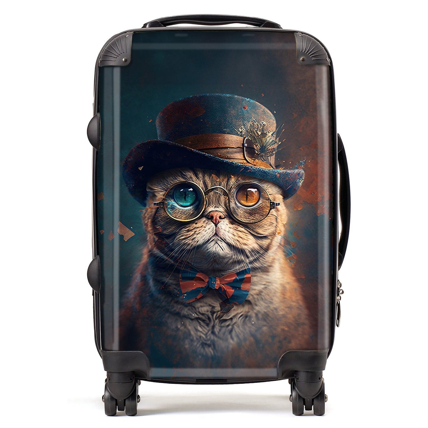 Scottish Fold Cat Splashart Suitcase