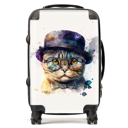 Scottish Fold Cat Splashart Suitcase