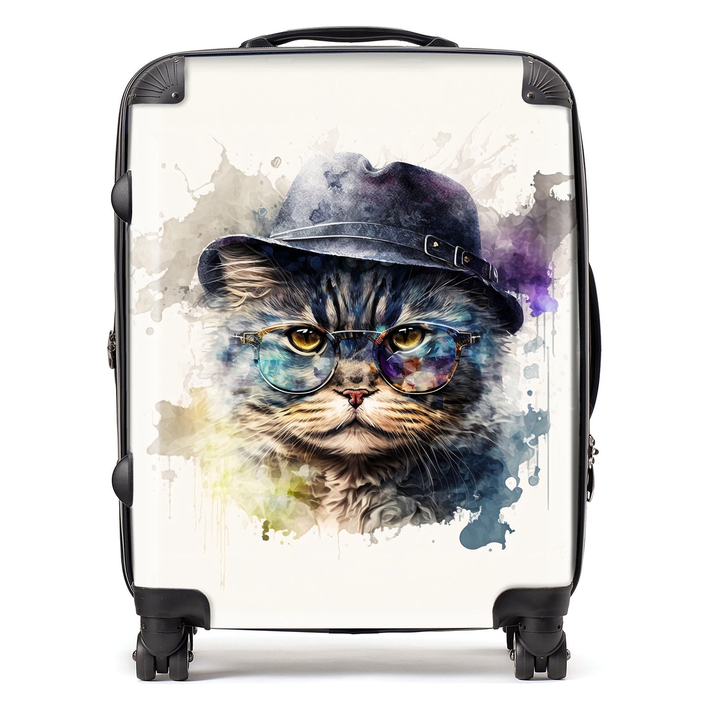 Selkirk Rex Cat Splashart Suitcase